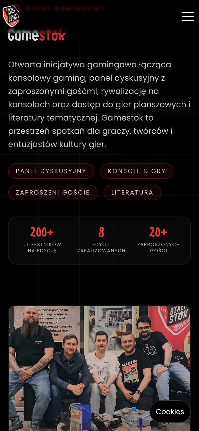 Mobilna prezentacja projektów Fundacji Grający Białystok.